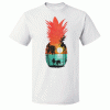 An island vibe punctuates the pineapple shaped graphic on this Guava T Shirt