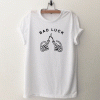 Bad Luck Finger Skull T Shirt