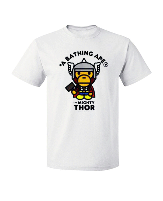 Bape A Bathing Ape x Marvel Thor T Shirt