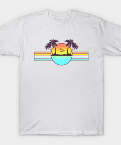 80s Sunset T-Shirt T Shirt