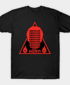 Abraxas Horn Fire Logo T Shirt