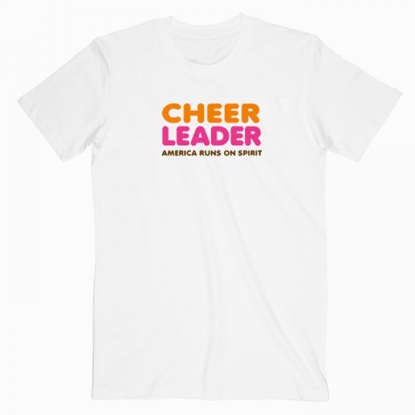 American Runs Cheer Leader T Shirt