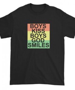 Boys Kiss Boys God Smiles Short sleeve T Shirt