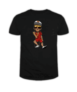 Bruno Mars 24K Magic Youth black T Shirt