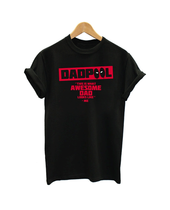 Dadpool For Awesome Dad T Shirt