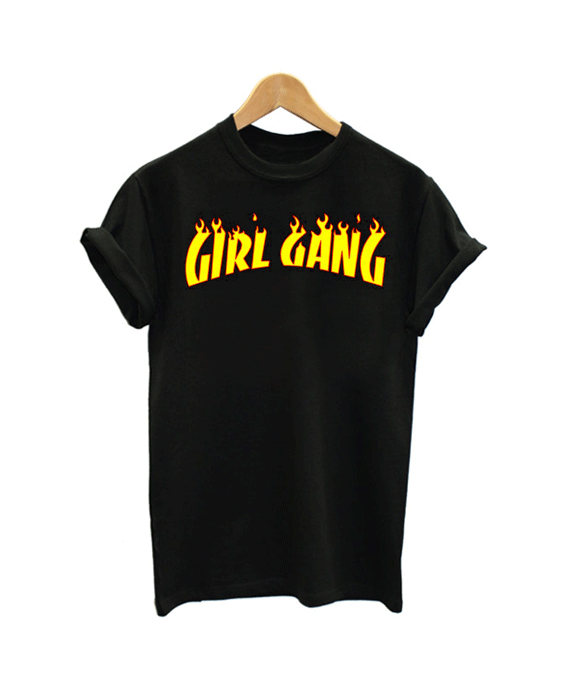 Girl Gang Flame T Shirt