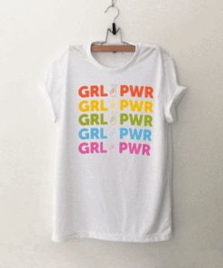 Girl Power Rainbow T Shirt