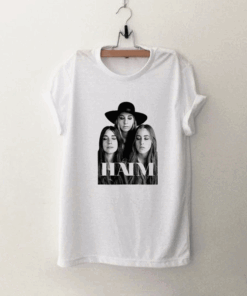 Haim band black white T Shirt