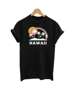 Hawaii Black T Shirt