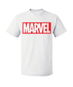 Marvel Classic Bold Logo Graphic T Shirt