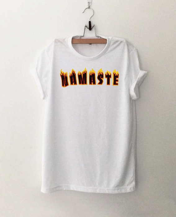 Namaste Flame T Shirt