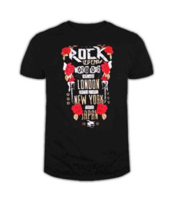 Plus hollie rock slogan T Shirt