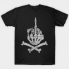 Punk Rock Bone Finger T Shirt