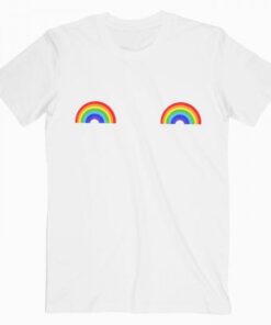 Rainbow Boobs T Shirt