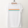 Rainbow Stripe T Shirt