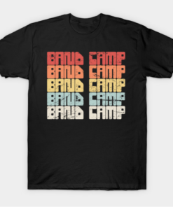 Retro 80s BAND CAMP T Shirt
