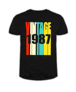 Retro Vintage 1987 T Shirt