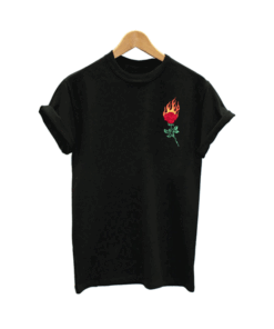 Rose Fire T Shirt