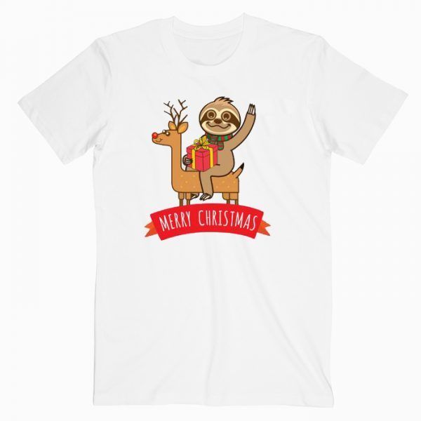 Sloth Merry Christmas T Shirt