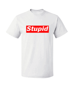 Stupid Supreme Parody T Shirt