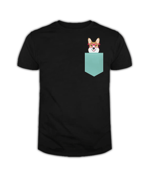 Teagan Glasses Corgi cute T Shirt
