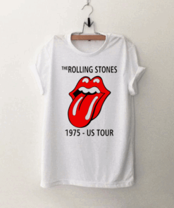 The Rolling Stones 1975 US Tour Band T Shirt