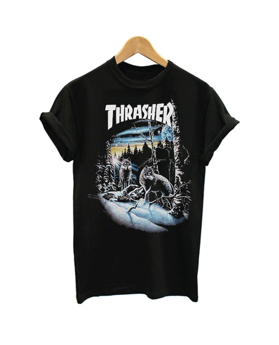 Thrasher 13 wolves T Shirt