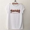 Thrasher black fire T Shirt