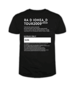 Tour 2009 Radiohead Band T Shirt