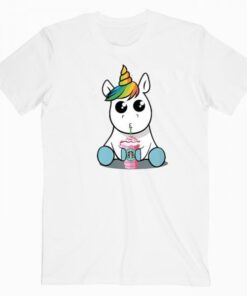 Unicorn Drink Coffee On Starbuck T Shirt