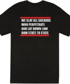 We Slay All Suckers Run Dmc T Shirt