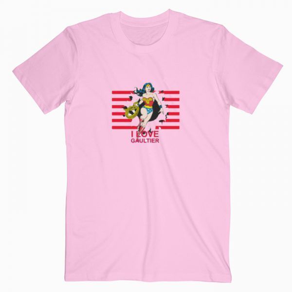 Wonder Woman I Love Gaultier T Shirt