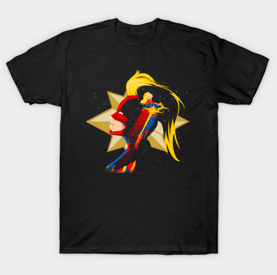 Captain Marvel T Shirt