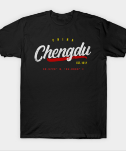 Chengdu China Vintage T-Shirt T Shirt