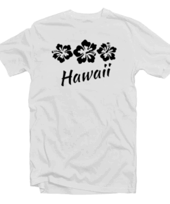 Hawaii Summer Flowers T Shirt