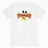 Mickey Mouse X Thrasher Parody T Shirt