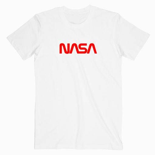 Nasa Logo Font T Shirt