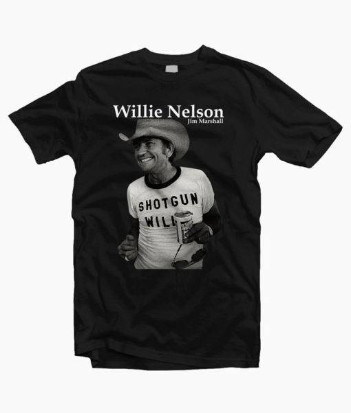 Retro Shotgun Willie Nelson T Shirt
