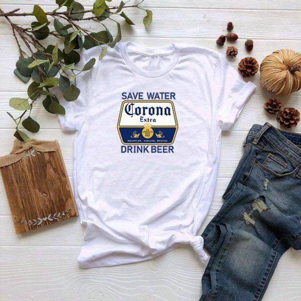 Save Water Drink Beer Corona T Shirt