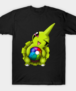 Shiny Larvitar w Beach Ball T-Shirt T Shirt