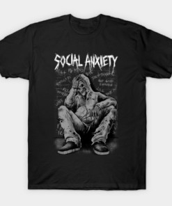 Social Anxiety Art 2 T Shirt