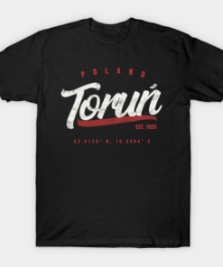 Torun Poland Vintage Retro T-shirt T-Shirt T Shirt