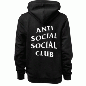 Anti Social Social Club-Back Hoodie
