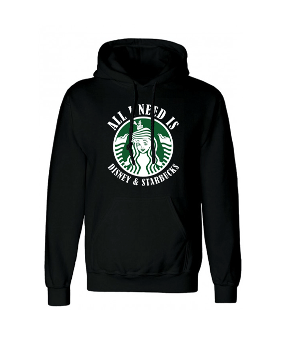 Disney and starbucks Hoodie