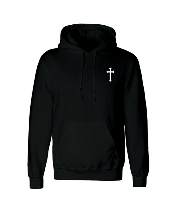 Cross Black Hoodie