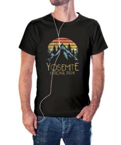 Vintage-Yosemite-National-Park-California-T-Shirt-for-Men-and-Women-size-S-3XL