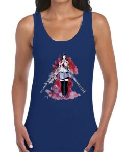 Demon-Exterminator-Jo-Tank-Top-Blue-Navy