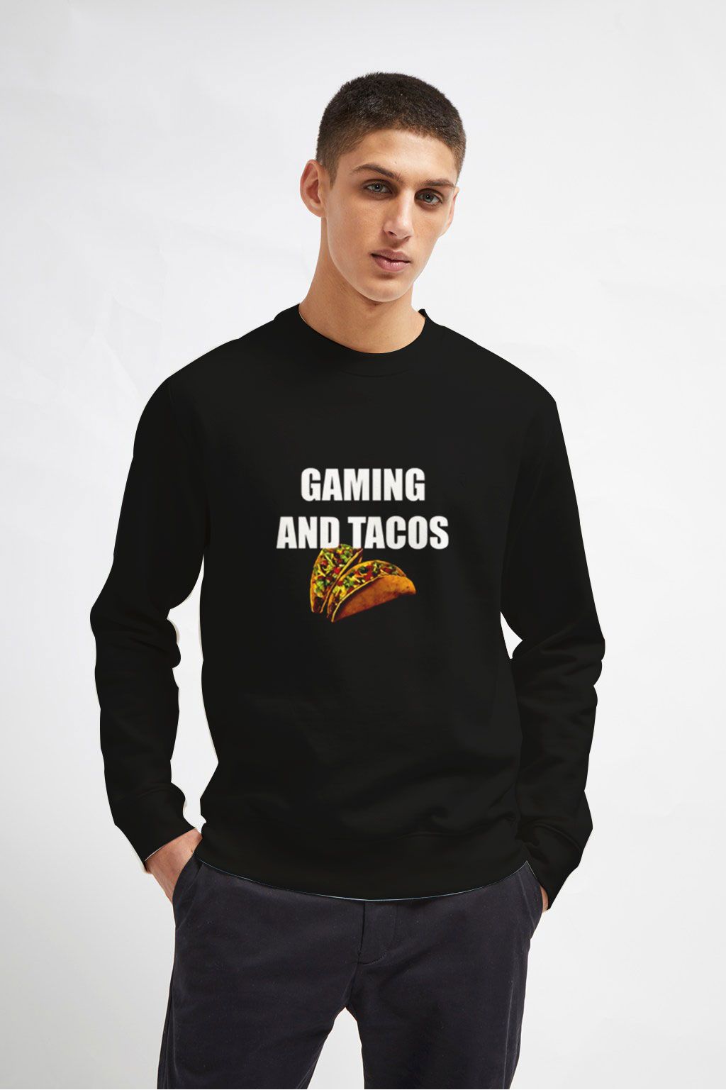Gaming-and-Tacos-Sweatshirt-Unisex-Adult-Size-S-3XL