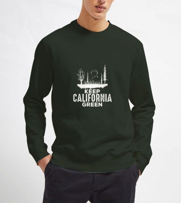 Keep-California-Green-Sweatshirt-Unisex-Adult-Size-S-3XL