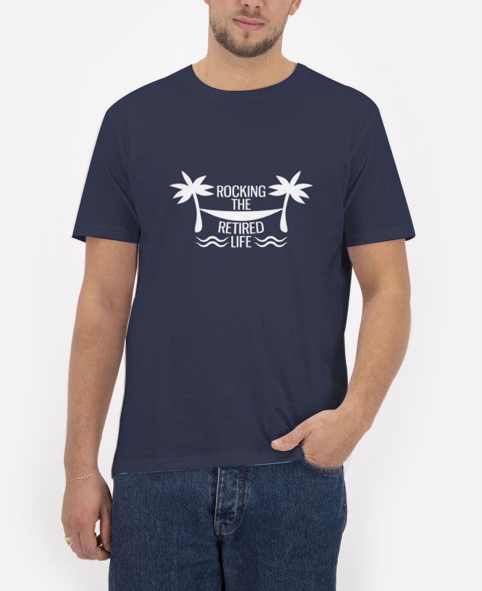Rocking-the-Retired-Life-T-Shirt-For-Women-And-Men-Size-S-3XL
